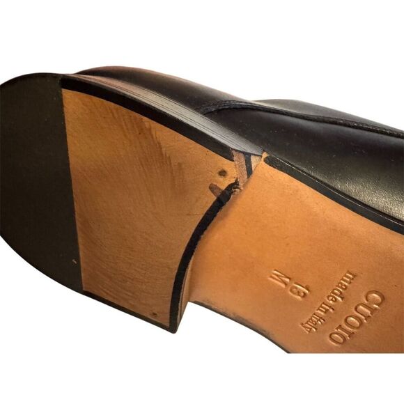 Massimo Matteo Men's Double Monk Strap Dress Shoes Black Size 13 M - Picture 9 of 12